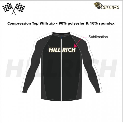 Compression Top with Zip